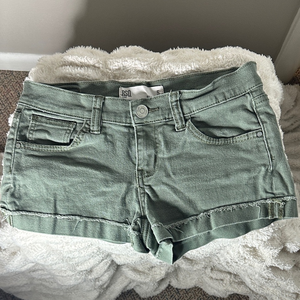 RSQ Olive Green Women's Jean Shorts